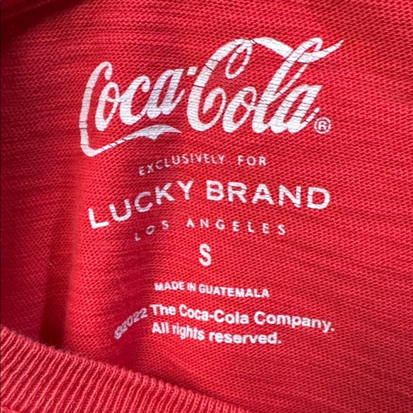 Coca-Cola Classic Red Tee by Lucky Brand - Picture 5 of 6